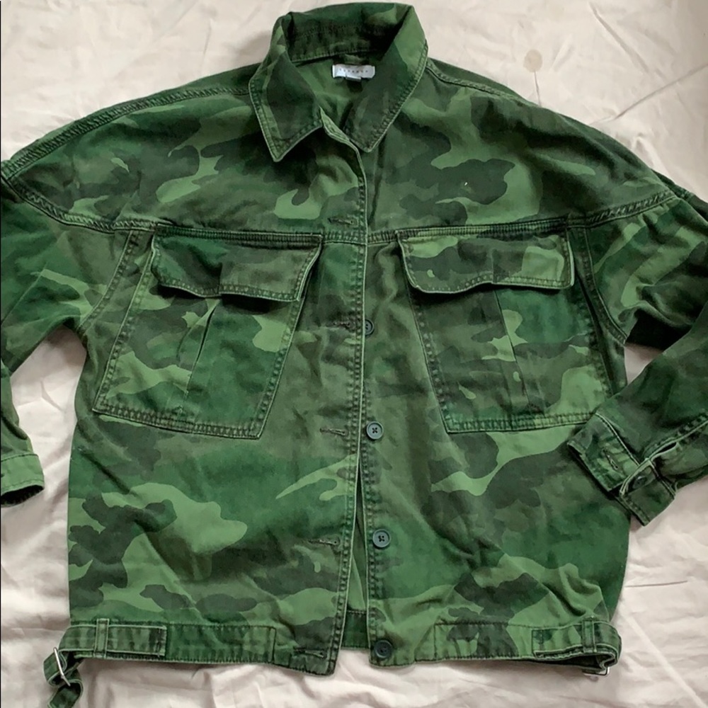 Top shop women’s camouflage jacket